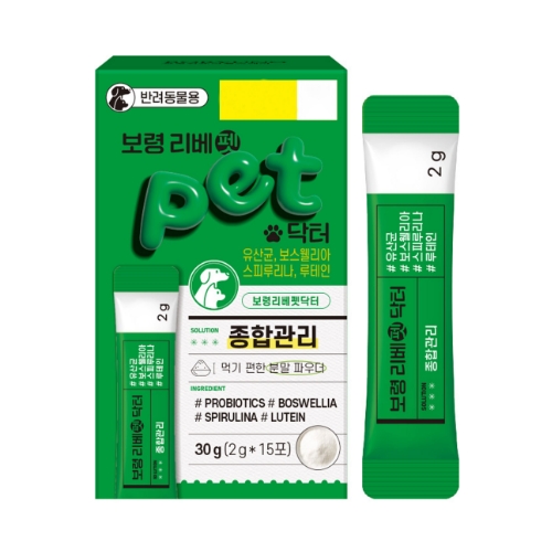 DAISO BORYUNG Libepet Dr.General Health Powder 2g*15ea