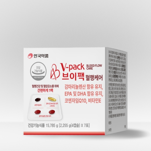 DAISO Ahngook Pharm V-Pack Blood Flow Care Omega-3 + Coenzyme Q10 7EA