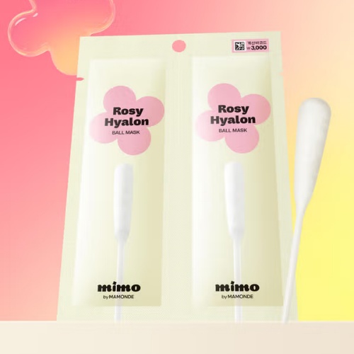 DAISO MIMO by Mamonde Rosy Hyalon Ball Mask (2-piece)
