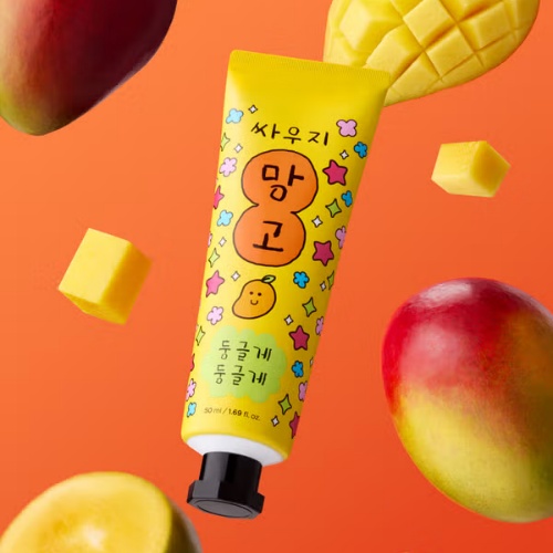 DAISO THE FACE SHOP Fruits Tok Mango Hand Cream 50ml
