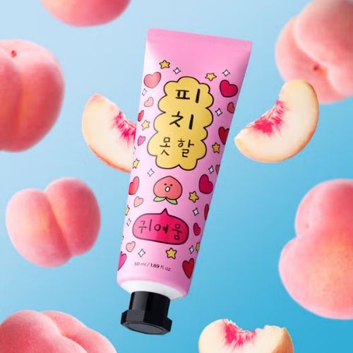 DAISO THE FACE SHOP Fruits Tok Peach Hand Cream 50 ml