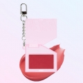 DAISO MERZY Let's Wearing Lip & Cheek Keyring(02 Rich Rosy) 2.2g