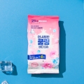DAISO Strong Cooling Wet Wipes Body Tissue 25wipes #Flower