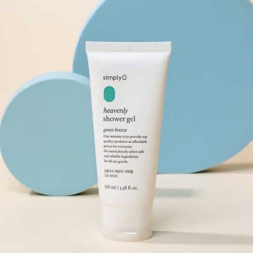 DAISO SimplyO Heavenly Shower Gel 100ml (Green Breeze) 