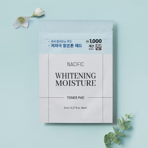 DAISO NACIFIC Whitening Moisture Toner Pad 4 Sheets