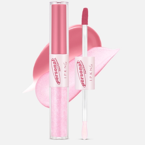 DAISO IPKN Personal Tone Tinted Gloss Duo(Hug Pink)