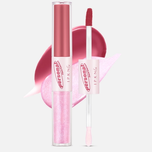 DAISO IPKN Personal Tone Tinted Gloss Duo(Peony Vine)