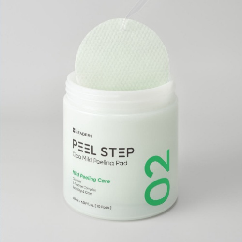 Leaders Pealstep Cica Mild Peeling Pad 180ml (70 Pads)