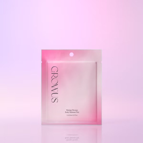 DAISO GROWUS Shining Therapy Shimmer Body Pad 4ea