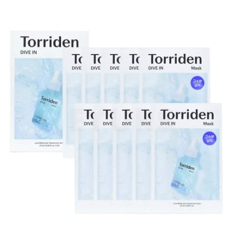 Torriden Dive-In Low Molecule Hyaluronic Acid Mask Sheet 20ea