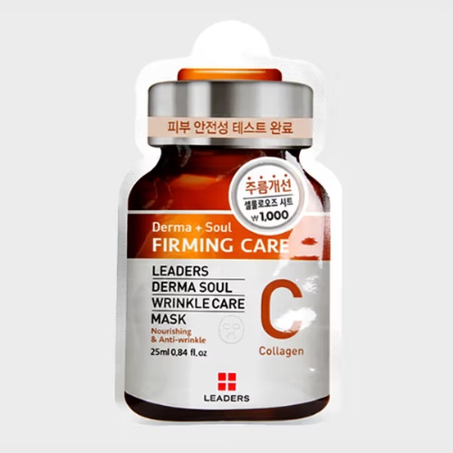 DAISO Leaders Derma Soul Sheet Mask Pack 1Sheet #Wrinkle Care
