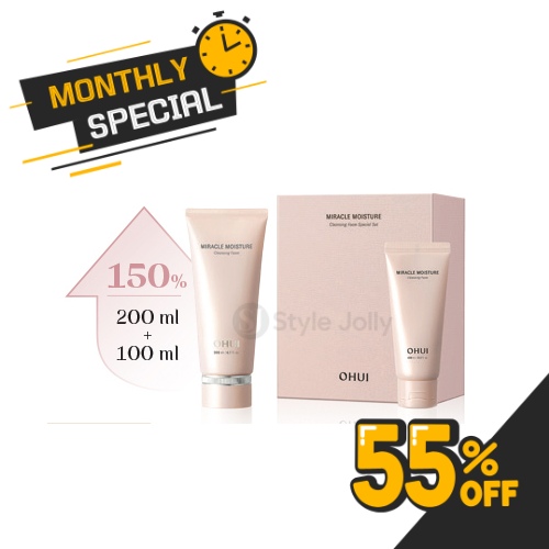 OHUI Miracle Moisture Cleansing Foam Special Set