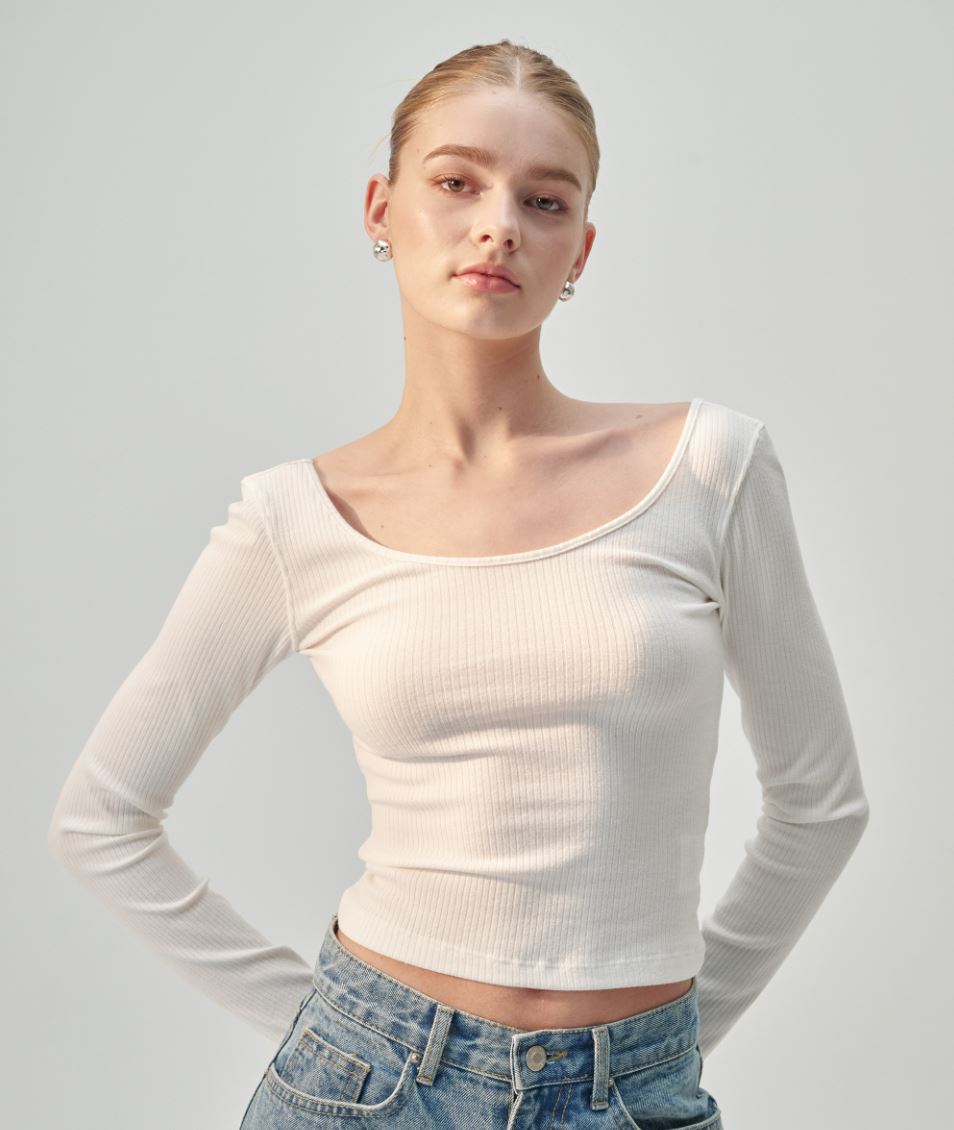 liveary LOW BACK T (WHITE)