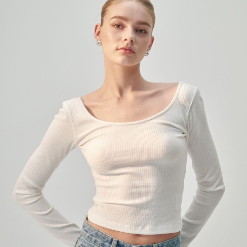 liveary LOW BACK T (WHITE)