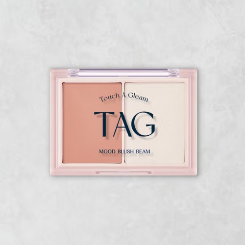 DAISO TAG Mood Blush Beam 9g (Bare Coral)
