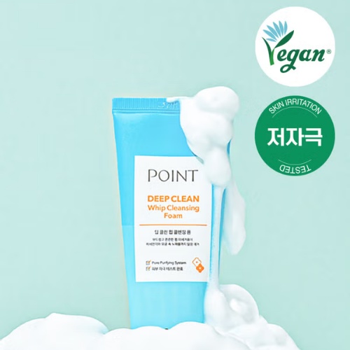 DAISO POINT Deep Clean Whip Cleansing Foam 100g