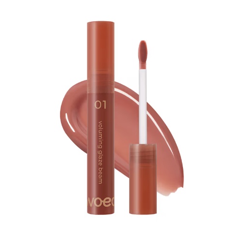 DAISO Twoedit By LUNA Voluming Glaze Beam 3.3g (01 Coconut Apricot)