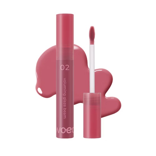 DAISO Twoedit By LUNA Voluming Glaze Beam 3.3g (02 Mute Fig)