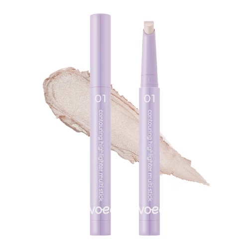 DAISO Twoedit By LUNA Contouring Highlighter Multi Stick 1.0g (01 Veil Light)