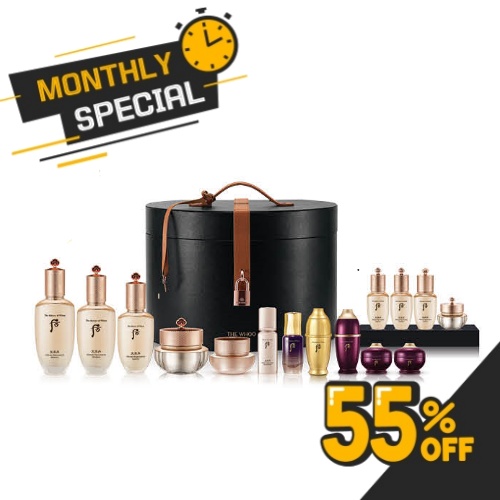 THE WHOO Cheonyuldan Ultimate Regenerative Royal Skincare Special Set (15items Set)