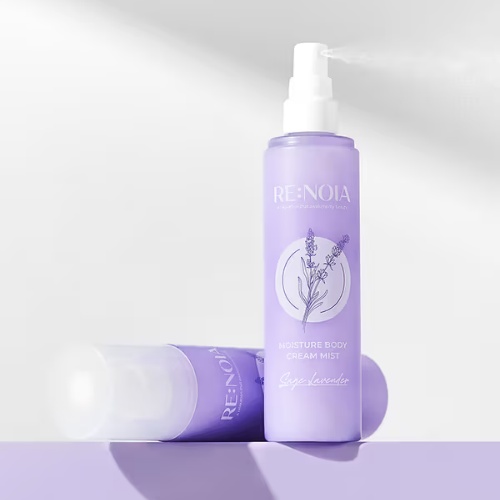 DAISO RENOIA Moisture Body Cream Mist 150ml (Powder Scent)-copy