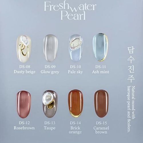 DVOK Fresh Water Pearl Gel 8colors Set