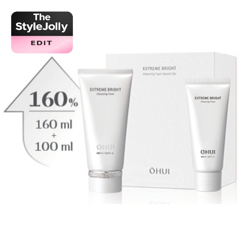 OHUI Extreme Bright Cleansing Foam Special Set