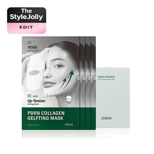 OHUI Prime Advancer PDRN Collagen Gelfting Mask 4ea