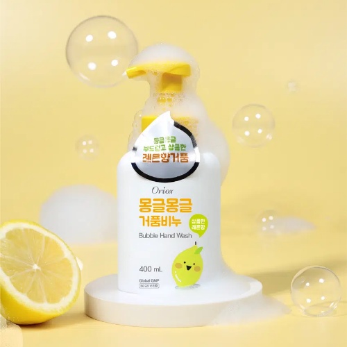 DAISO Oriox Bubble Hand Wash (Lemon Scent) 400ml