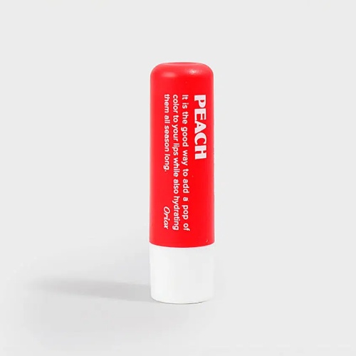 DAISO Oriox Color Lip Balm (Peach) 4.8g