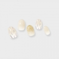 DAISO KISS NEW YORK Geluv My Me Gel Nail 24 Pieces (Dew Beige)