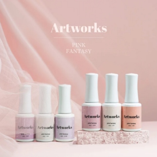 Izemi Artworks Pink Fantasy Glitter Gel 6pcs set