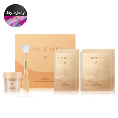 THE WHOO Gong Jin Hyang Firming Shaking Modeling Mask Protein Repair Set