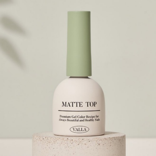 VALLA Matte Top Gel 10ml No-Gloss Gel Nail 10g