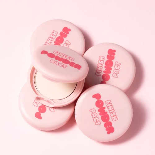 DAISO me.factory Oil-Finish Powder Pact 5g (Pink Beige)