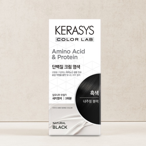 DAISO KERASYS Protein Cream Dye Natural Black