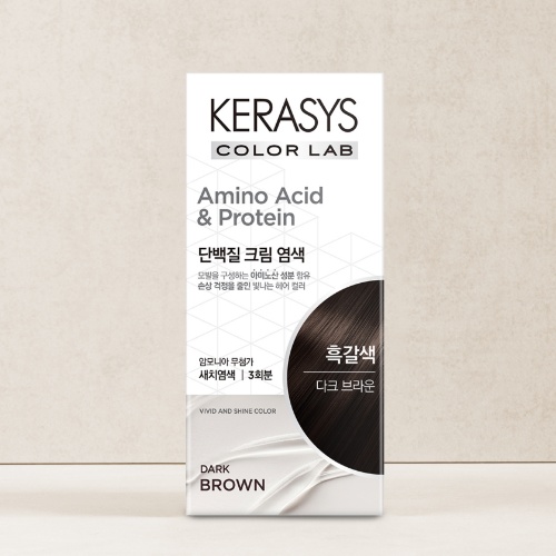 DAISO KERASYS Protein Cream Dye Dark Brown