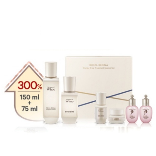 THE WHOO ROYAL REGINA Energy Drop Treatment Large Special Set