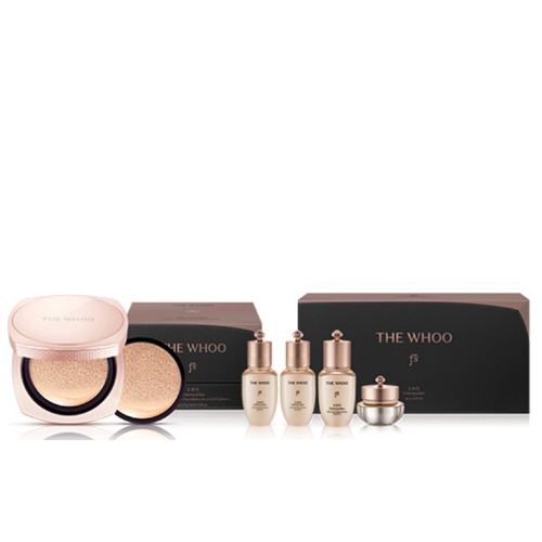 THE WHOO Cheonyuldan Hwayul Signature Cushion No.21 Set (13 g + Refill 13 g)