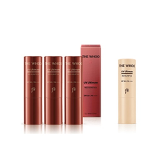 THE WHOO UV Ultimate Red Sun Stick 3+1 Stock-Up Set (7 g)