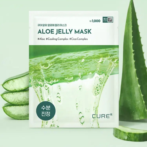 DAISO CURE Aloe Jelly Mask (1 Sheet)