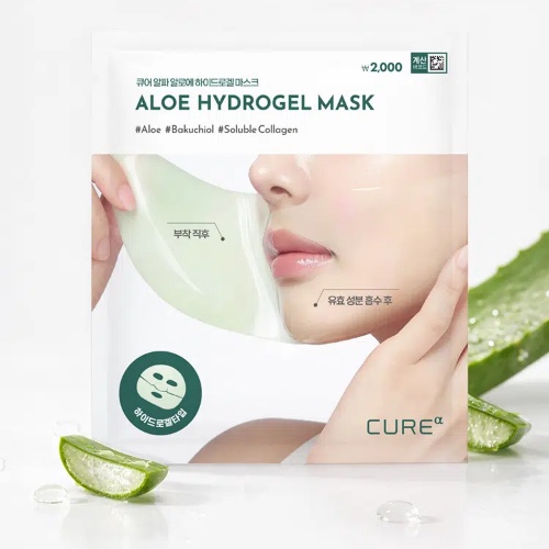 DAISO CURE Aloe Hydrogel Mask (1 Sheet)
