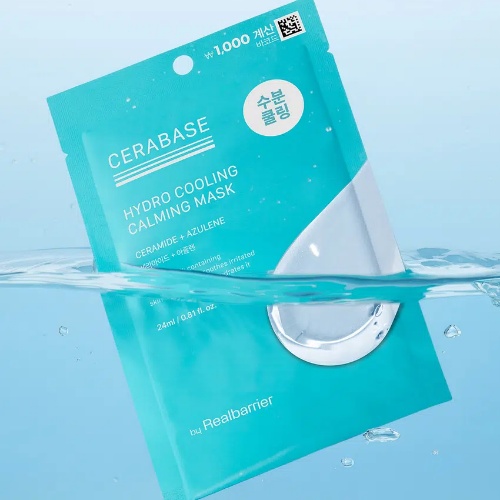 DAISO by RealBarrier Cera Base Hydro Cooling Calming Mask 24ml (1 Sheet)