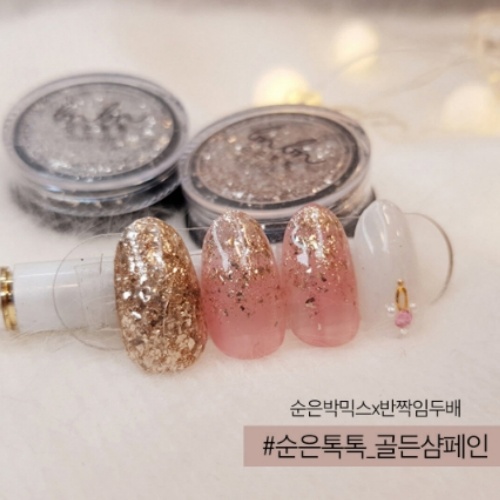 BONNIEBEE NAIL Pure Silver Toktok – Golden Champagne 3g