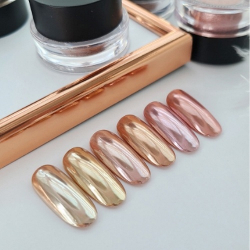 BONNIEBEE NAIL Ash Gold Powder Set (6 Types) 3g