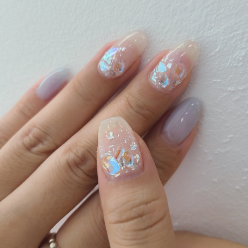 BONNIEBEE NAIL Ice Crunch Glitter approx. 5g (under half jar)