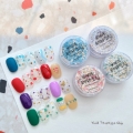 BONNIEBEE NAIL Vivid Terrazzo Chips Set (4 Types) 5g
