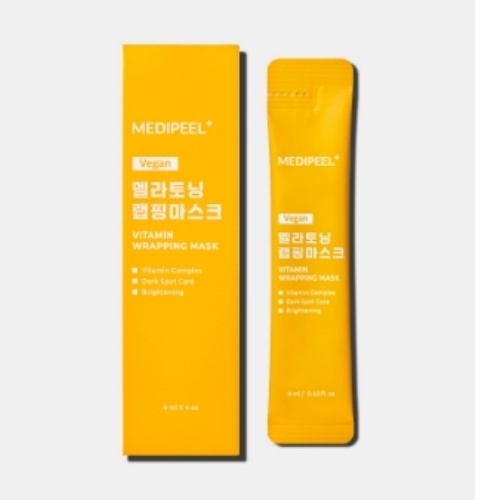 DAISO MEDIPEEL Vitamin Mela Toning Wrapping Mask (4ml*4 sheets)