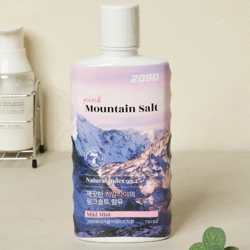 DAISO 2080 Pure Mountain Pink Salt Mouthwash 750ml