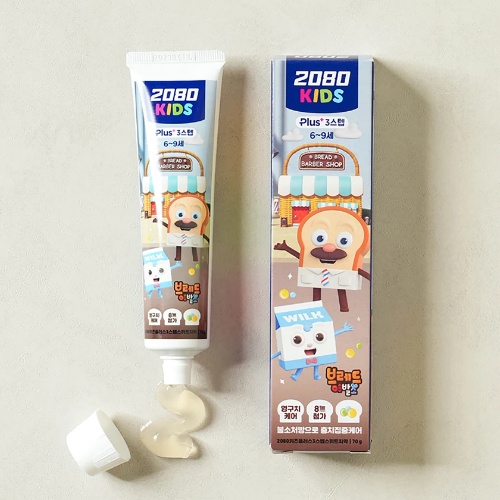 DAISO 2080 Kids 3-Step Sweet Toothpaste 70g